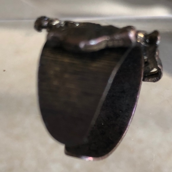 Vintage 1960’s Zodiac Horoscope Pisces Sign Fish unisex Metal Ring - Picture 13 of 16